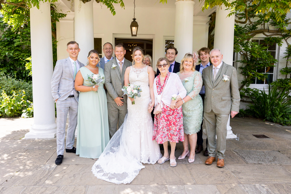 Wedding day family photography