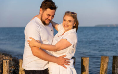 Lepe Beach Engagement Photography by Myriame Lawley